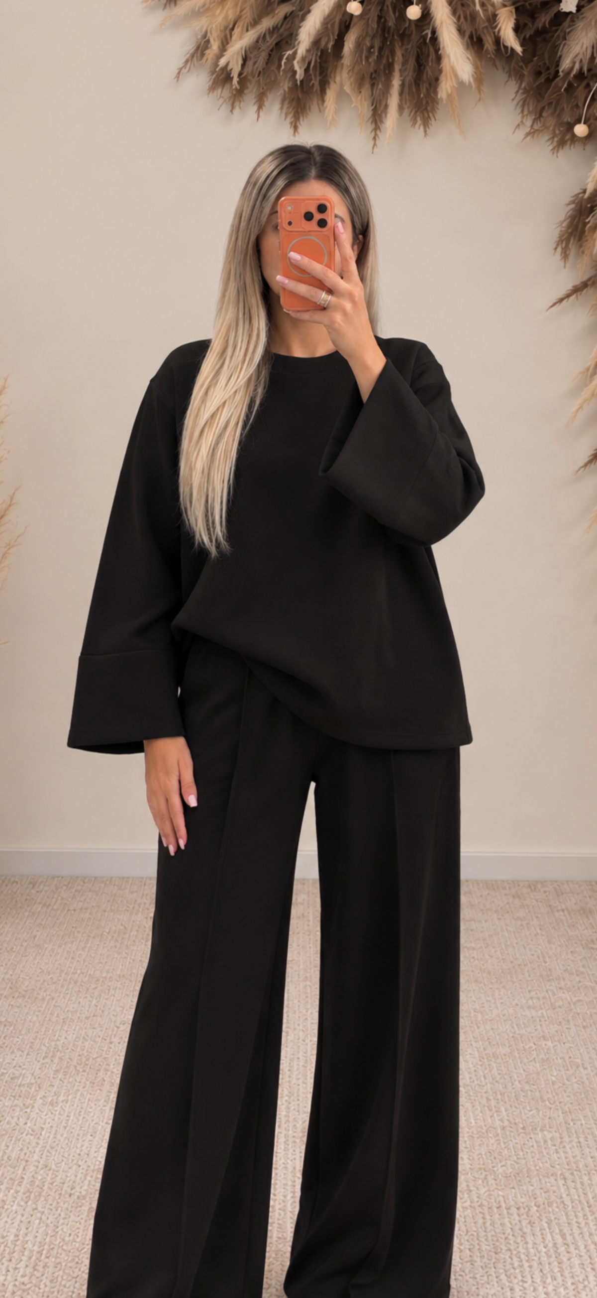 Oversize Zweiteiler mit Wide-Leg Hose