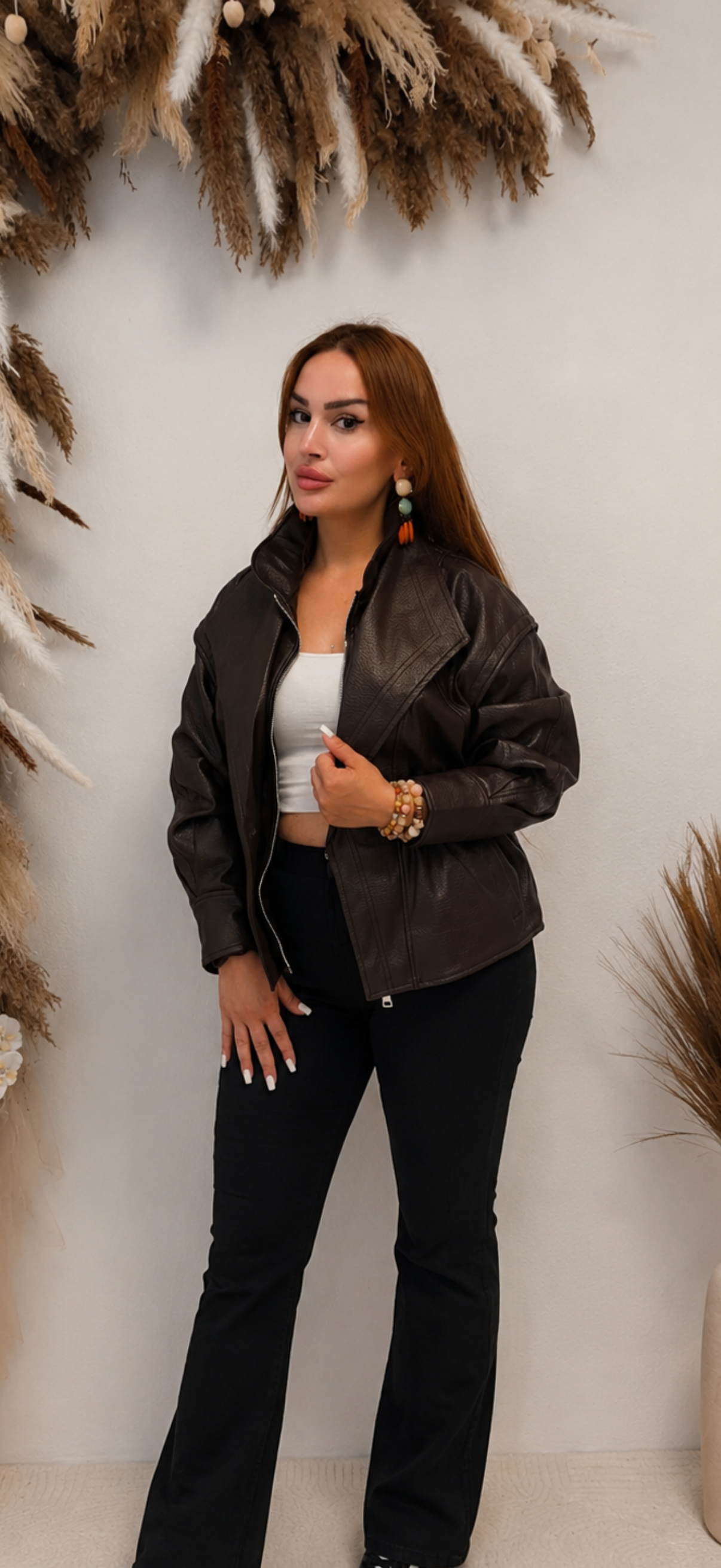 Lederjacke
