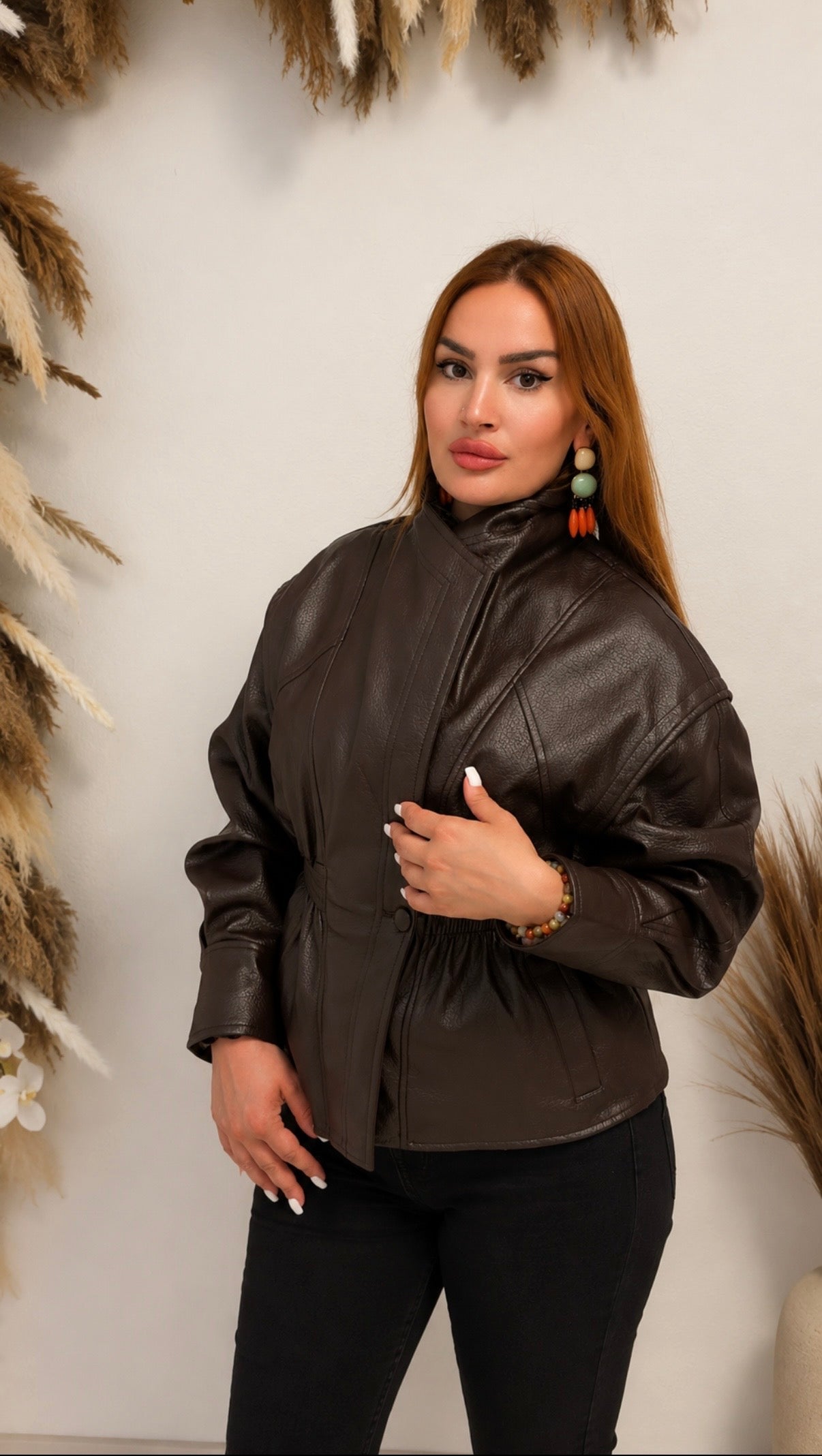 Lederjacke