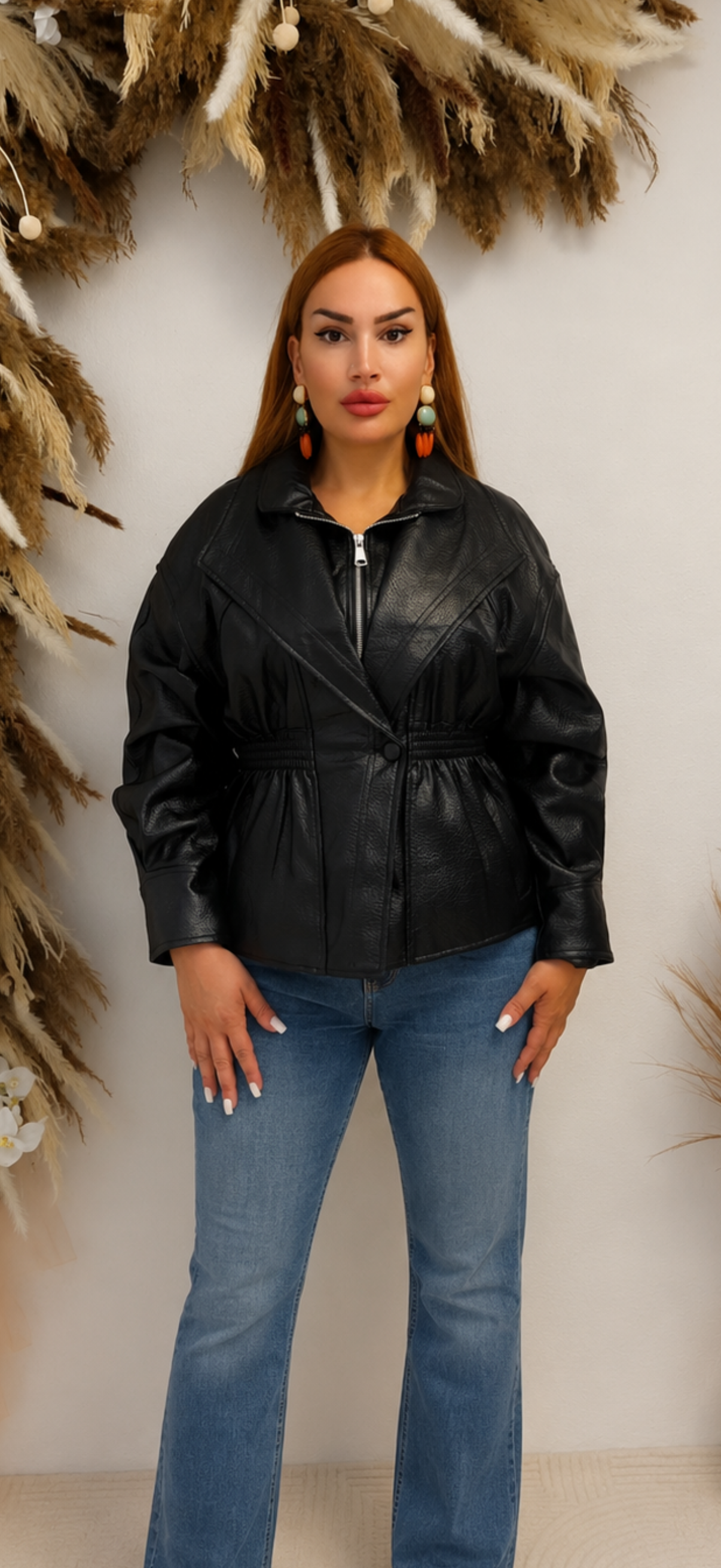 Lederjacke