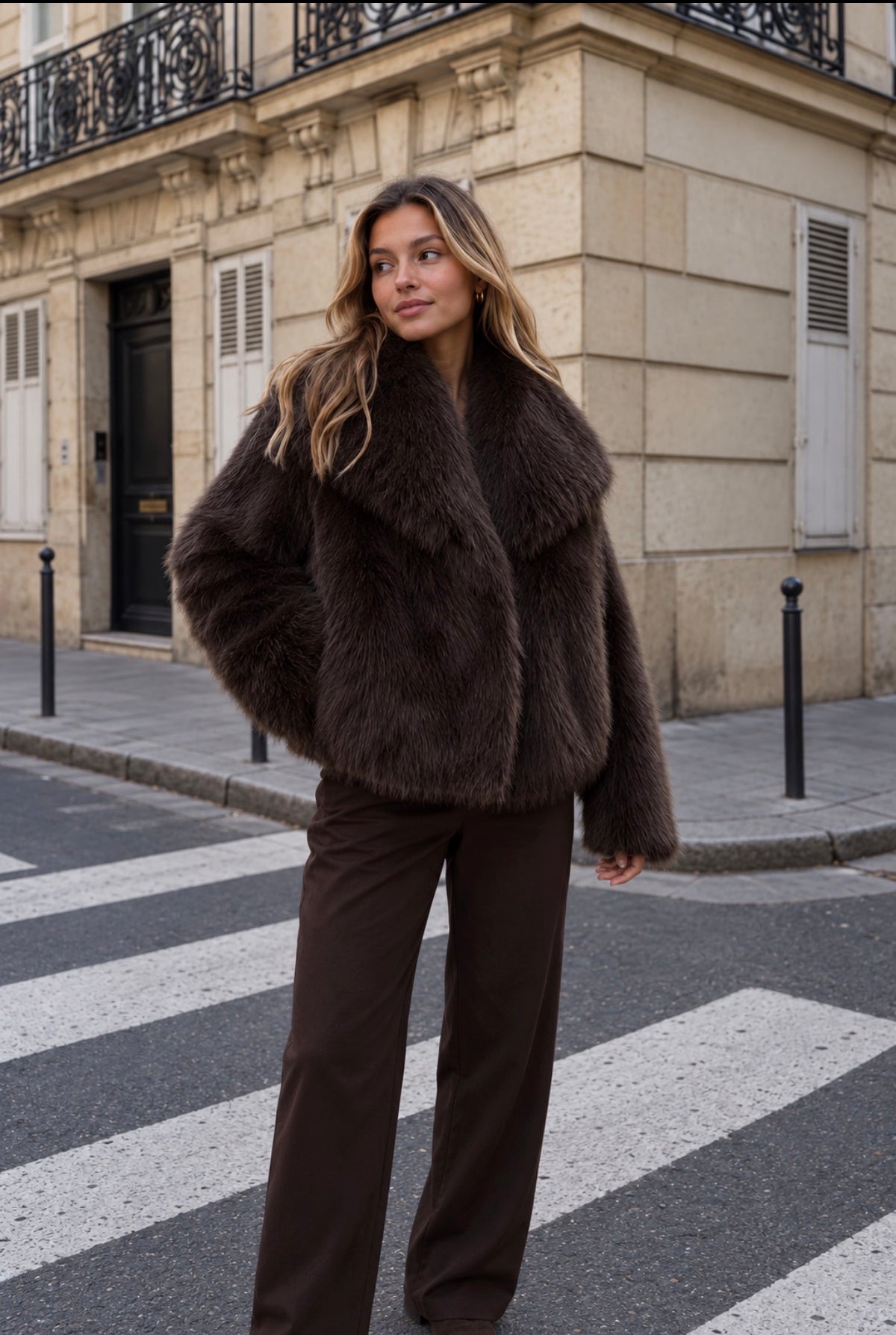 Luxe Faux Fur Jacke