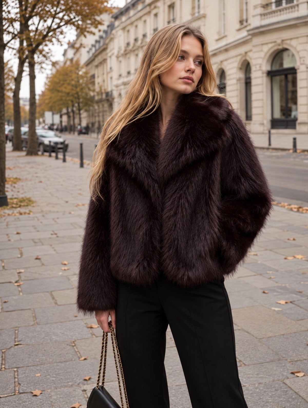 Luxe Faux Fur Jacke
