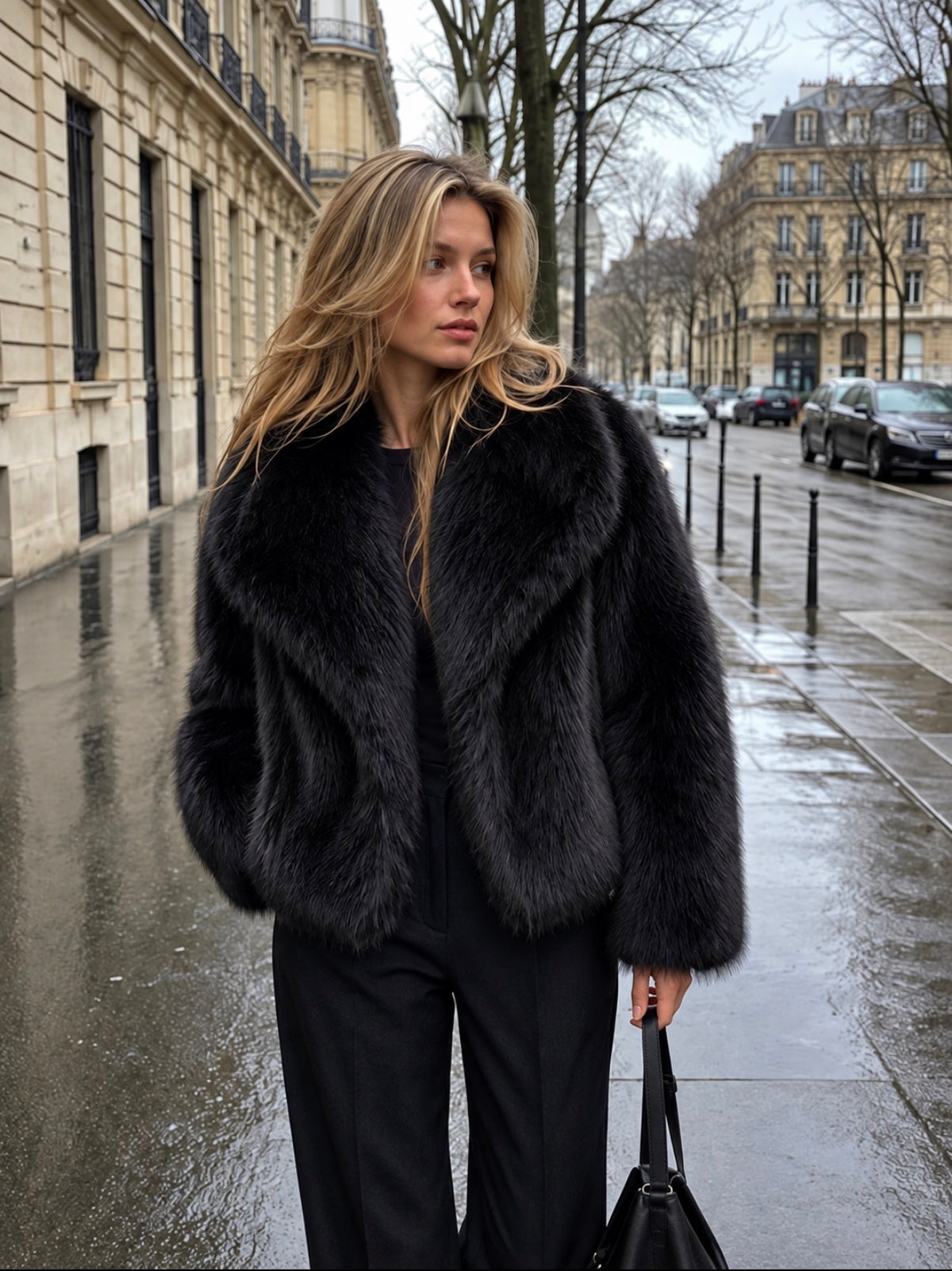 Luxe Faux Fur Jacke