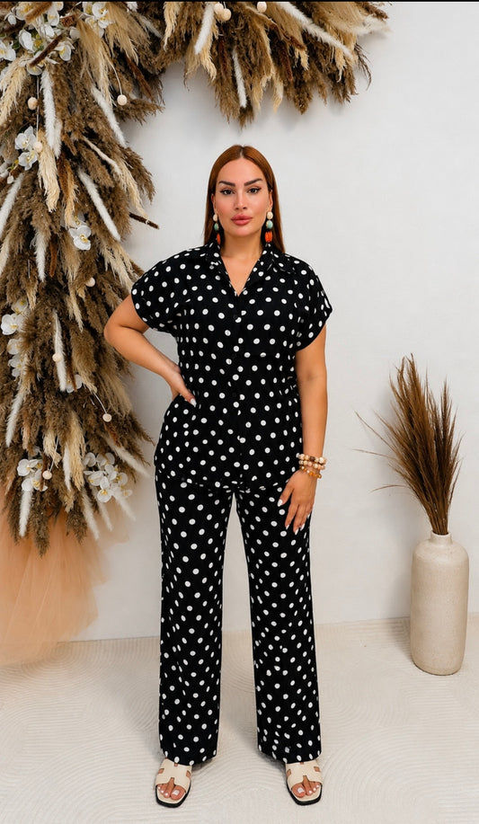 Polka Dot Set – Eleganz trifft Komfort