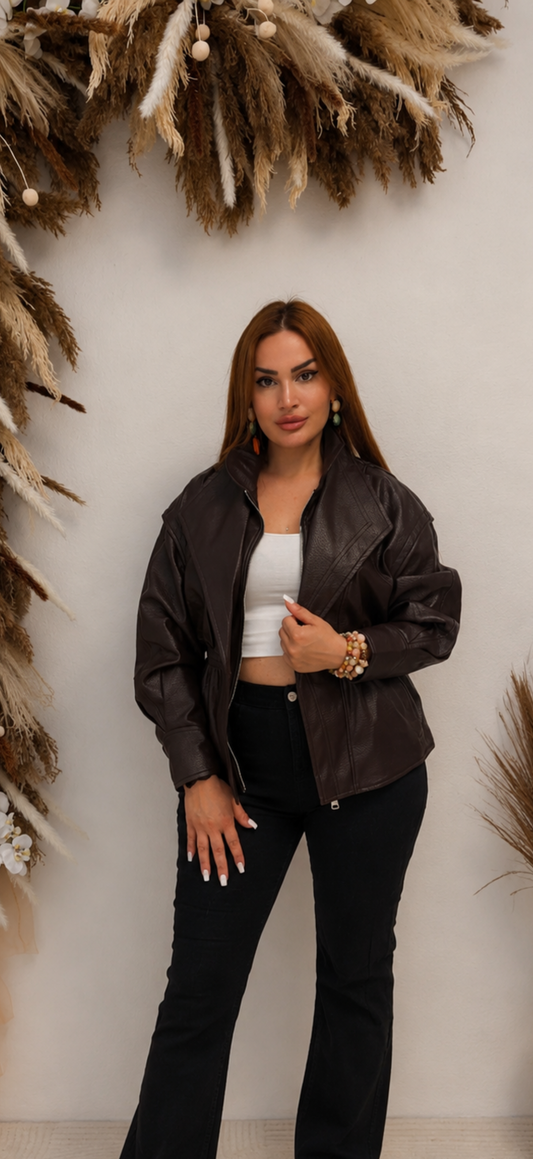 Lederjacke